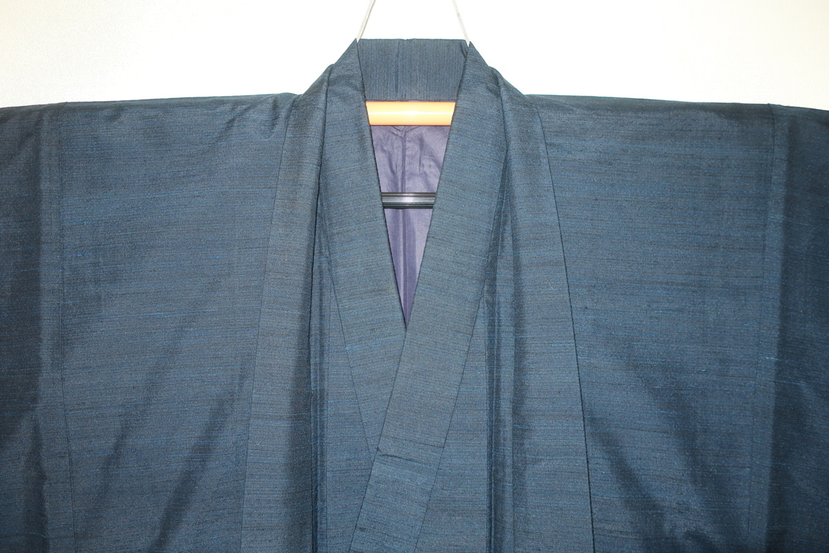 特典対象 新品 正絹 仕立て上り 男物 馬乗り袴 8 米沢織 特選 縞紬袴 