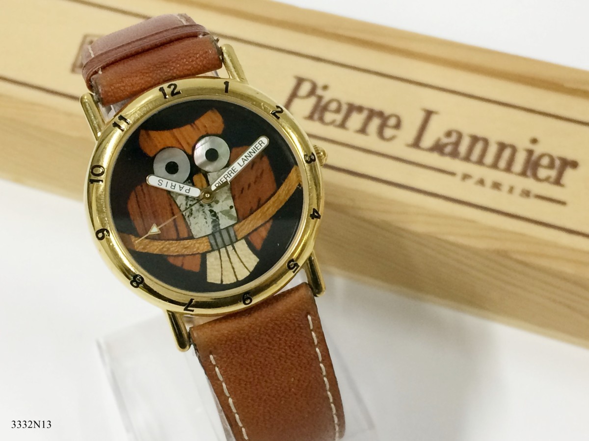 新品】 腕時計（ふくろう） Lannier Pierre - 腕時計(アナログ) - www 