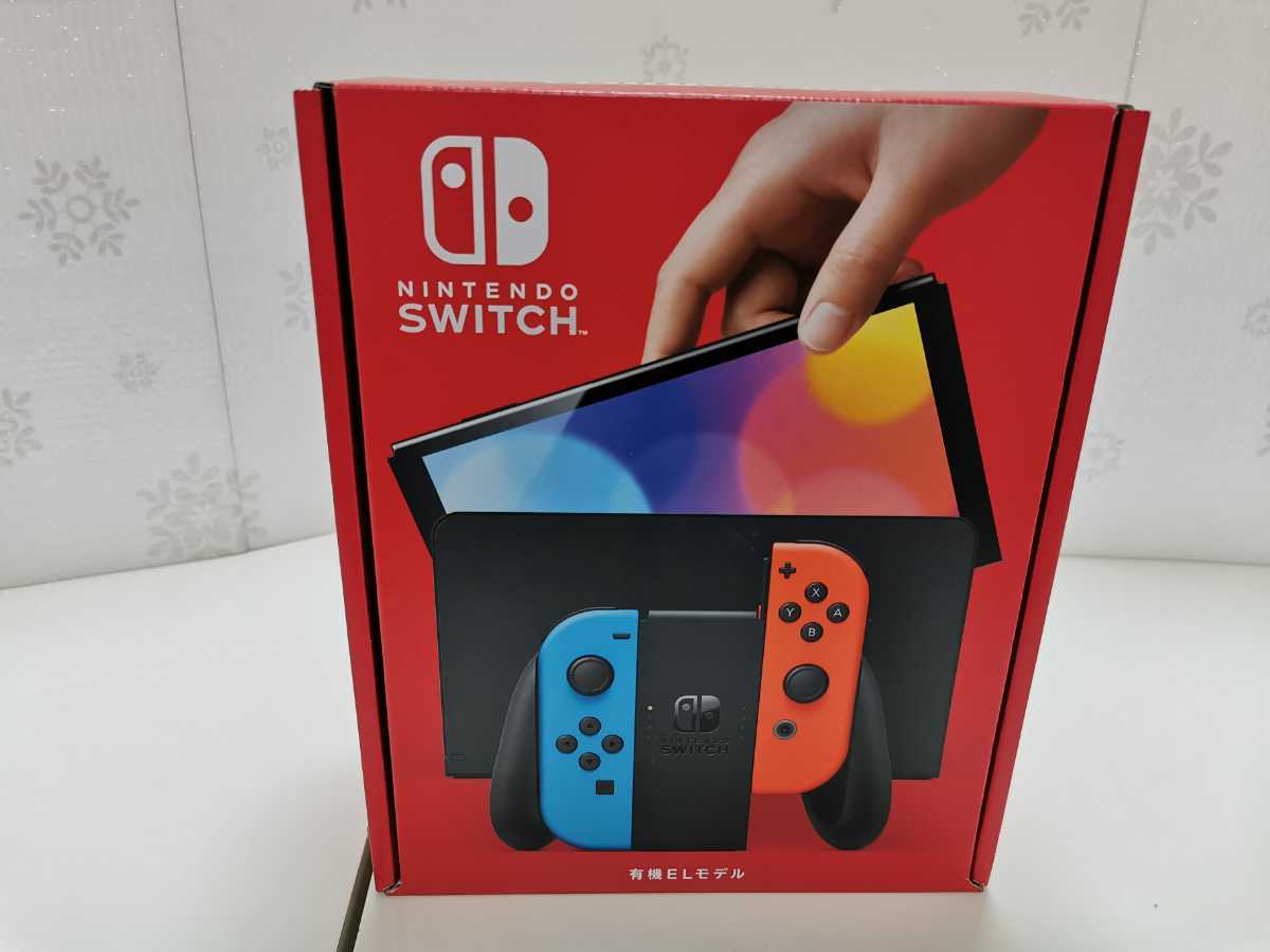 新品】Nintendo Switch 本体 有機EL ネオンブルー ネオンレッド ...