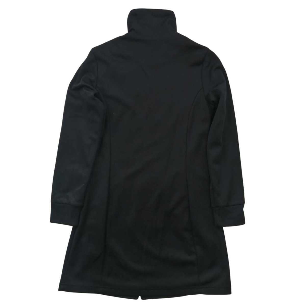 adidas◇極美品 ロングトラックジャケット レディースOT/XL ブラック