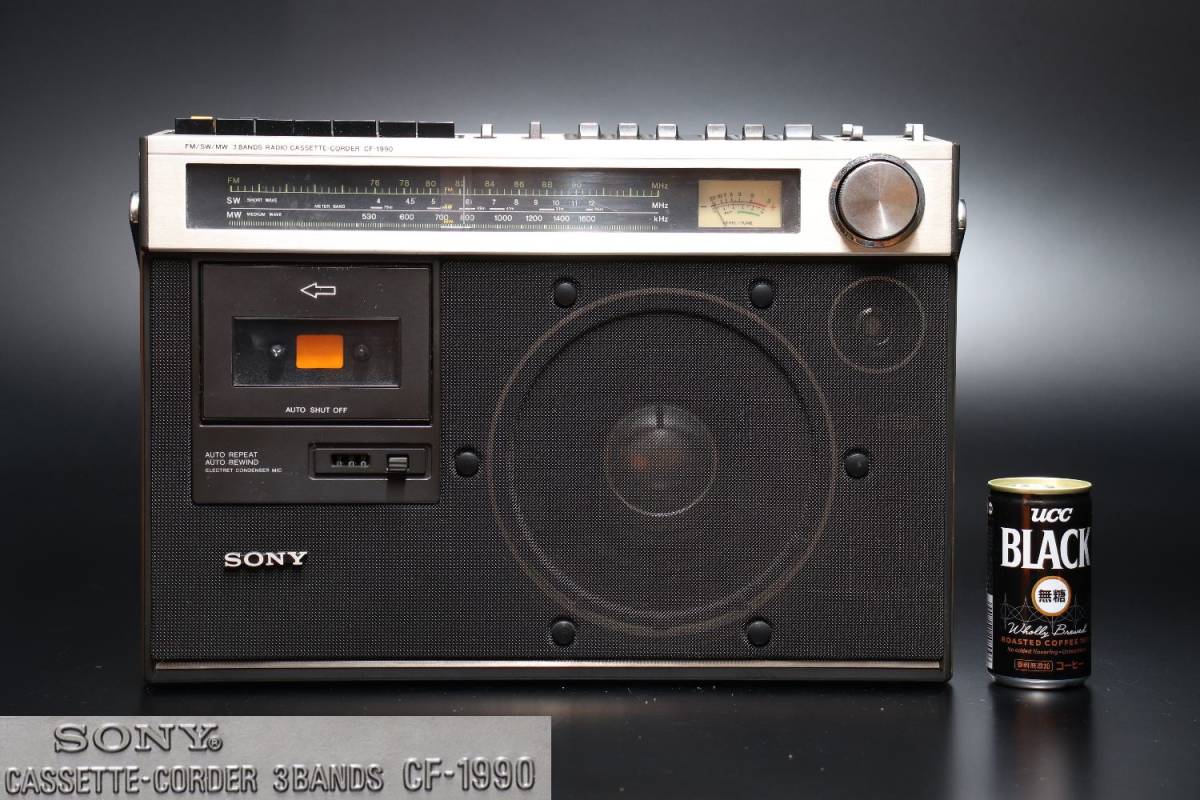 昭和レトロ SONY ソニー CF-1990 ラジカセ 未整備 現状品 www