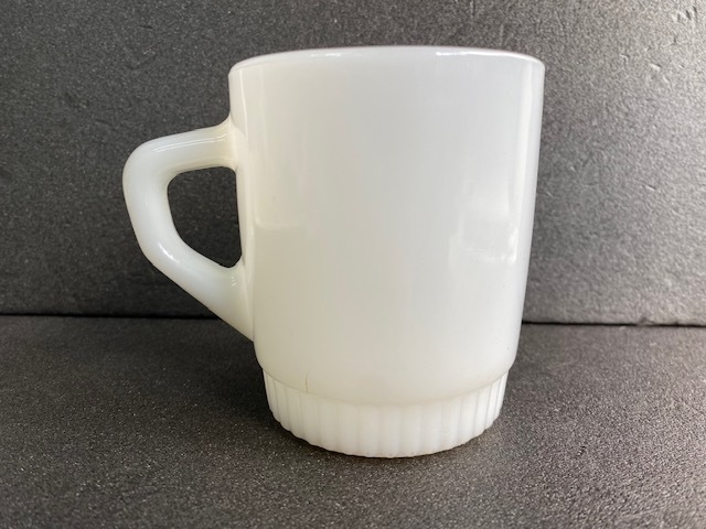 ファイヤーキング グリフィス AFB クレジット ユニオン マグ アドマグ FIRE KING GRIFFISS AFB CREDIT UNION MUG VG19_画像4