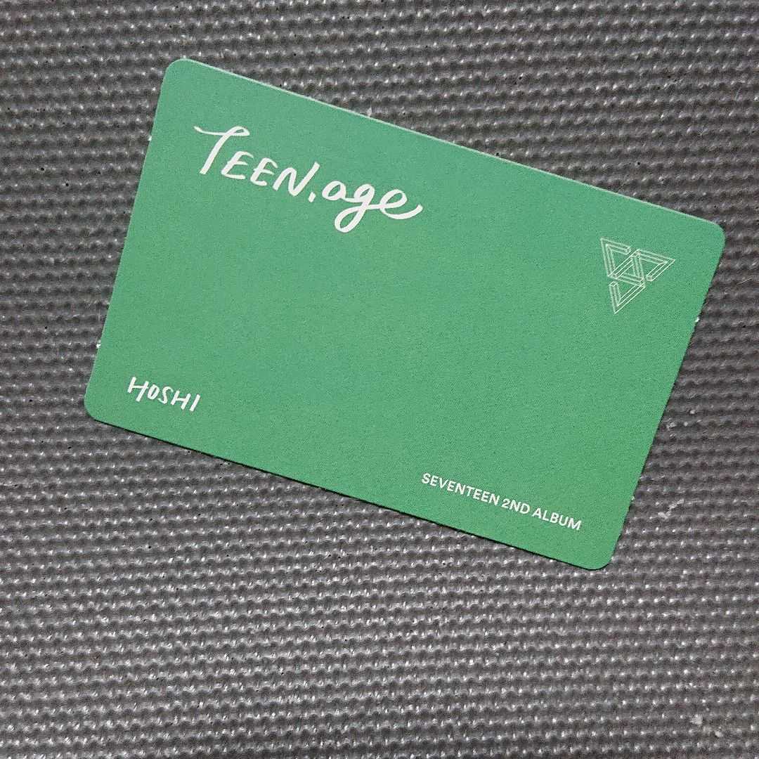 SEVENTEEN ホシ トレカ フォトカード トレカ HOSHI Photocard teen age _画像2