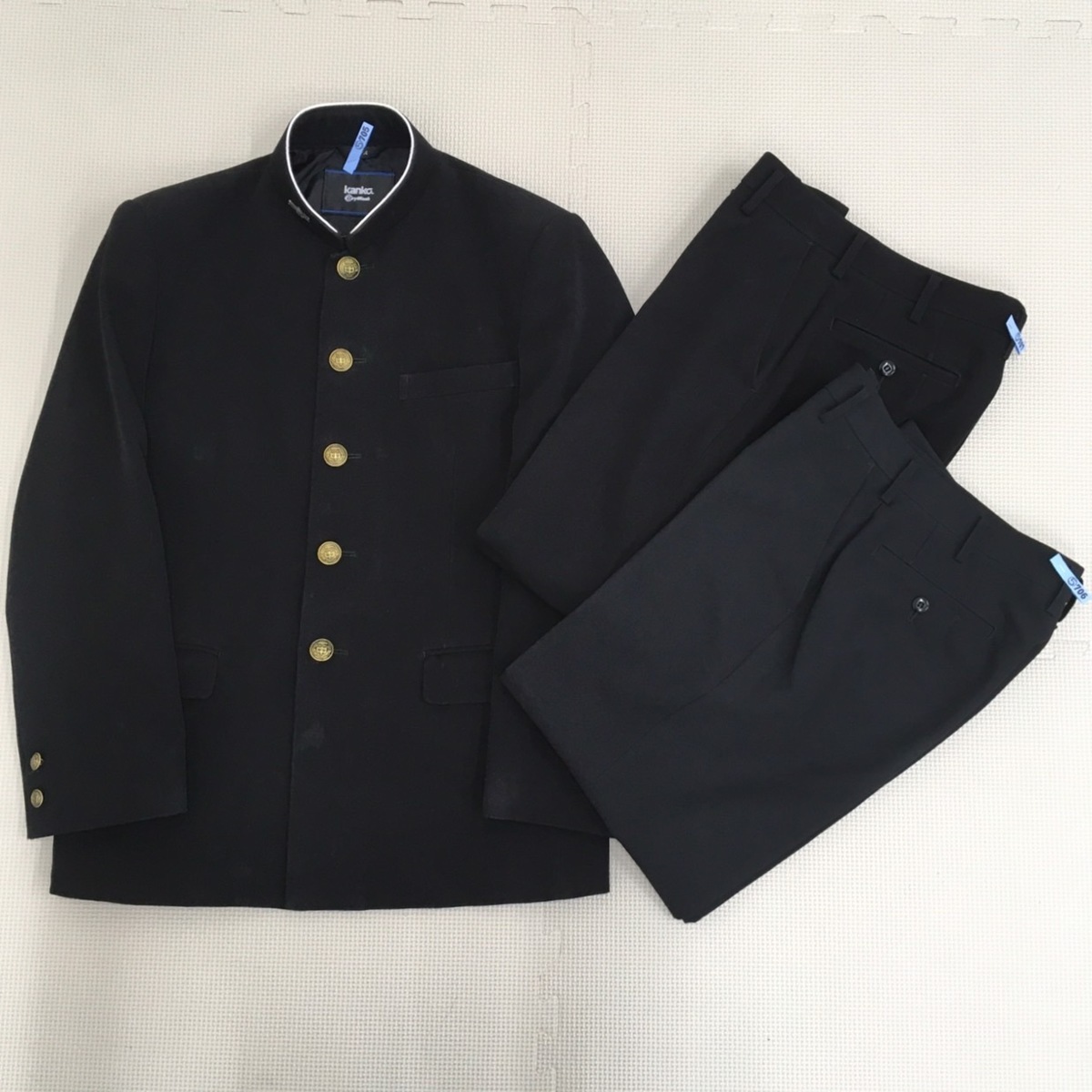★決算特価商品★ 福島県 UT391-1(中古) 西郷村立 3点 男子学生服 西郷第一中学校 学生服