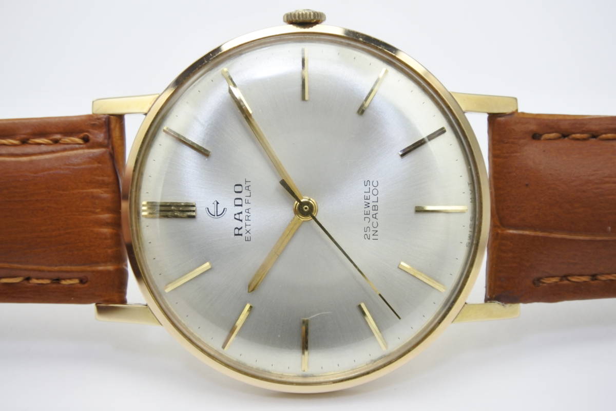 Yahoo!オークション - 稀少年代品 1950年代後半 RADO EXTRA FLAT Yahoo!オークション - 稀少年代品 1950年代後半 RADO EXTRA FLAT