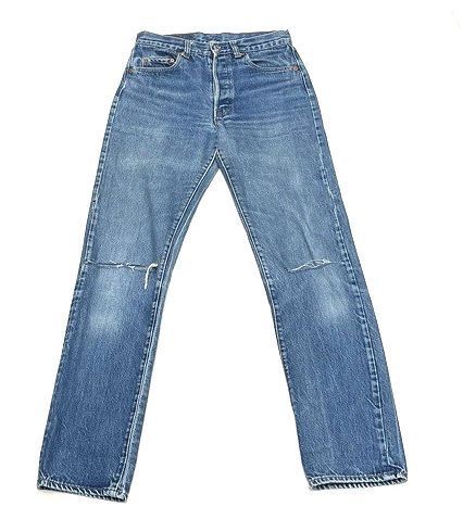 米国製 80's 1983 リーバイス LEVI'S 501 内股シングル 裾チェーンステッチ W30L36 実寸W71 L83cm [tal-0276]_画像1