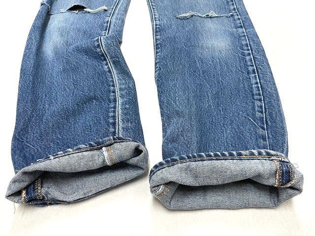 米国製 80's 1983 リーバイス LEVI'S 501 内股シングル 裾チェーンステッチ W30L36 実寸W71 L83cm [tal-0276]_画像7