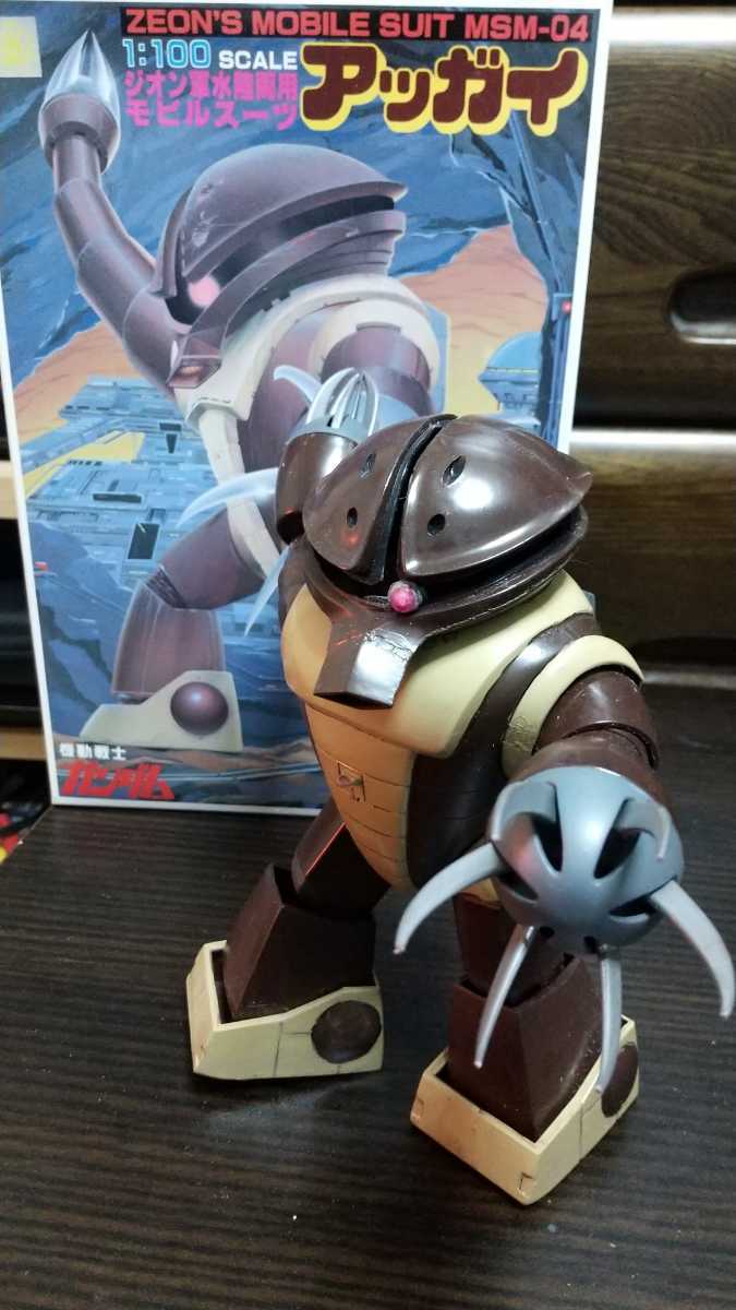 Yahoo!オークション - 完成品ガンプラ旧キット 1/100アッガイ Yahoo!オークション - 完成品ガンプラ旧キット 1/100アッガイ