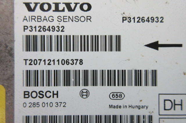 *2008 year Volvo V70 2.5T LE BB5254 2 airbag computer *