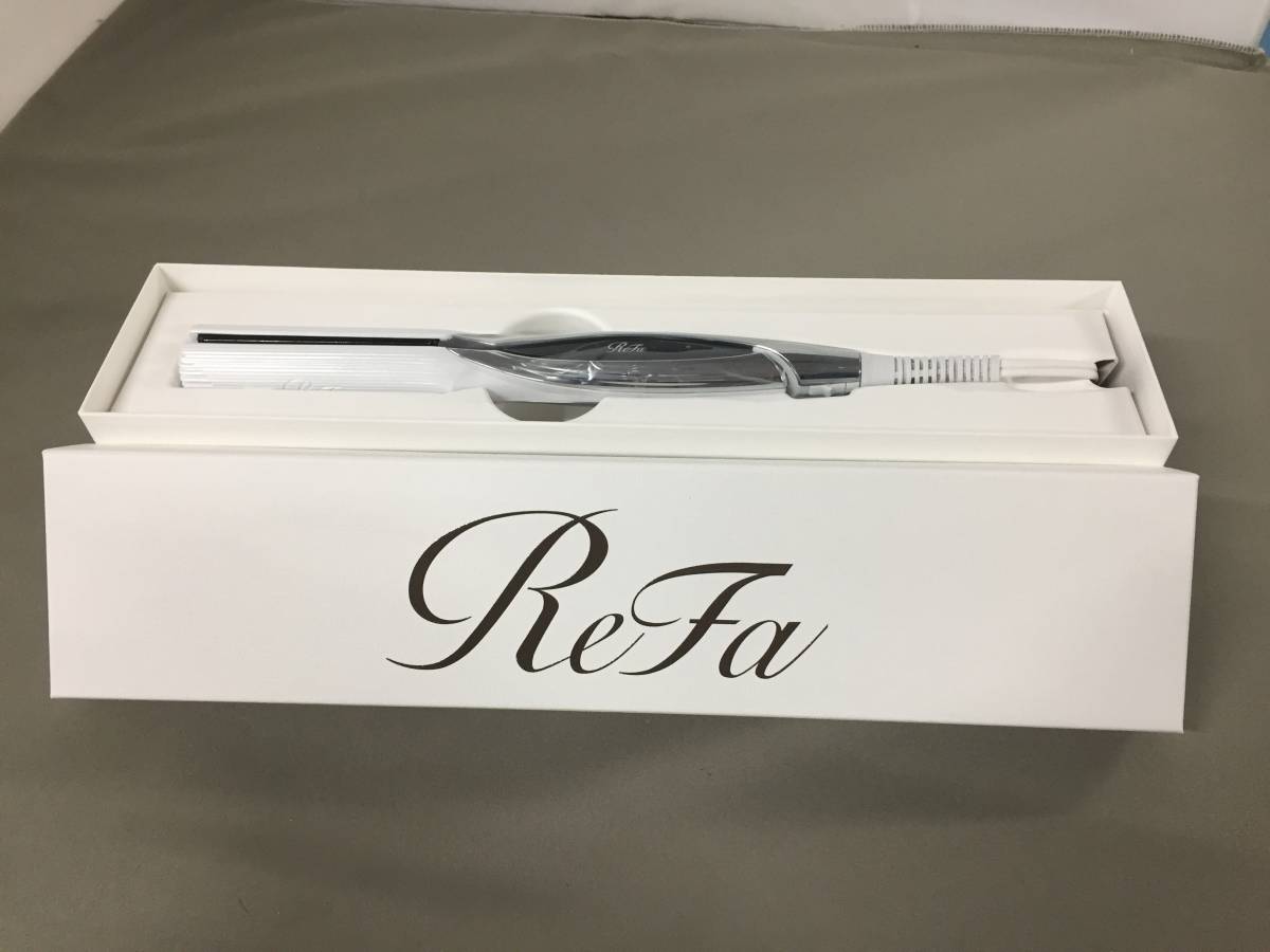 □未使用 MTG ReFa BEAUTECH Straight IRON RE-AC02A-RIW リファビュー