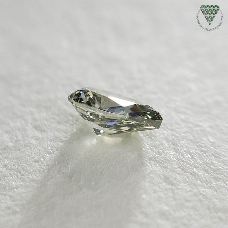0.135 ct FANCY GRAY GREEN VS2 CGL natural gray green diamond pair Shape DIAMOND EXCHANGE FEDERATION