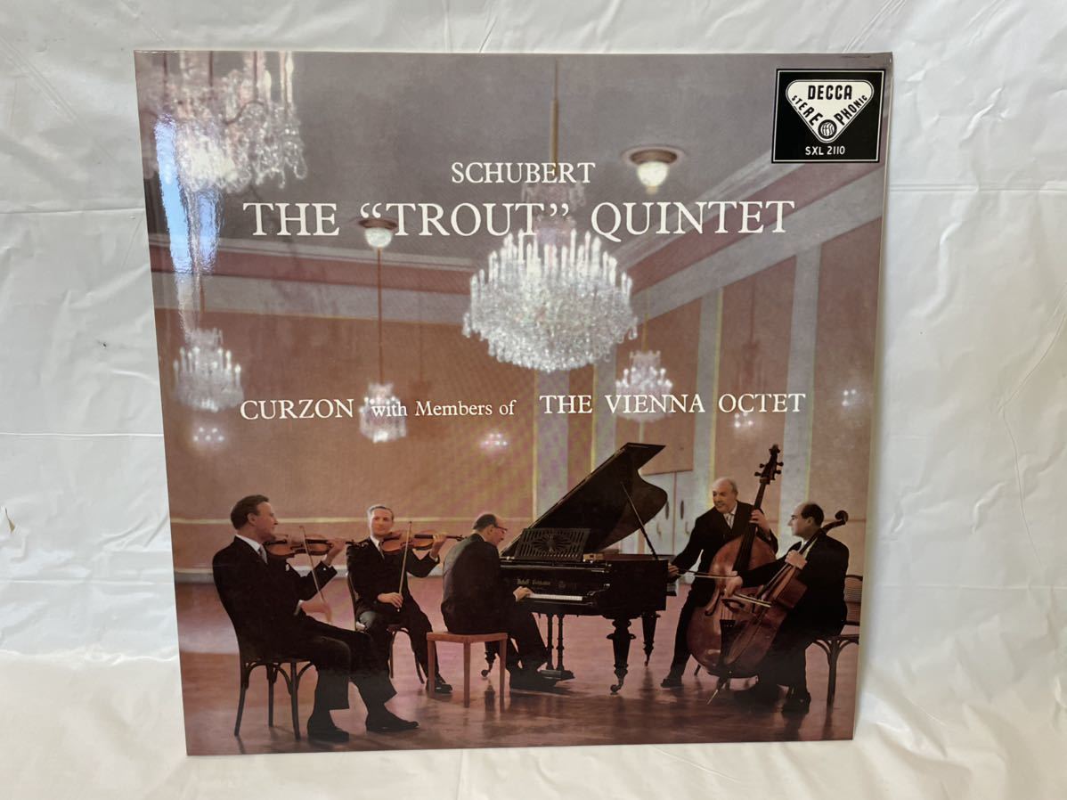 ★P378★ LP レコード THE TROUT QUINTET ピアノ五重奏曲 シューベルト カーゾン DECCA SXL.2110_画像1