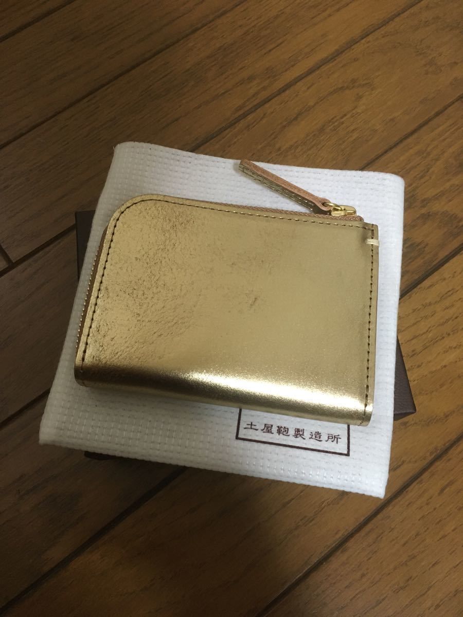 【新品未使用】ゴールド ハンディLファスナー 土屋鞄 財布【限定製作】