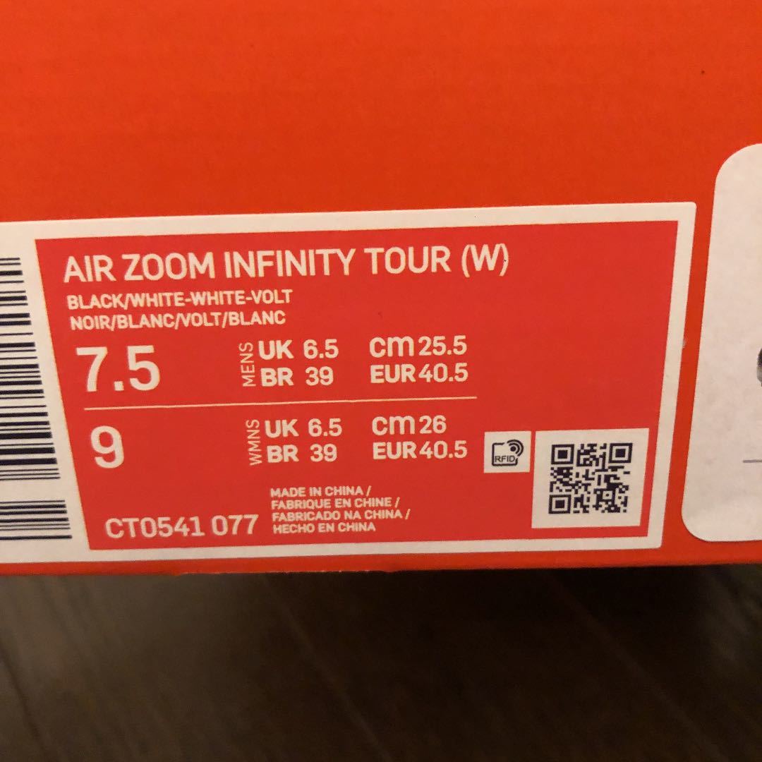 NIKE ナイキ ゴルフ エアズームインフィニティツアー ワイド 25.5cm