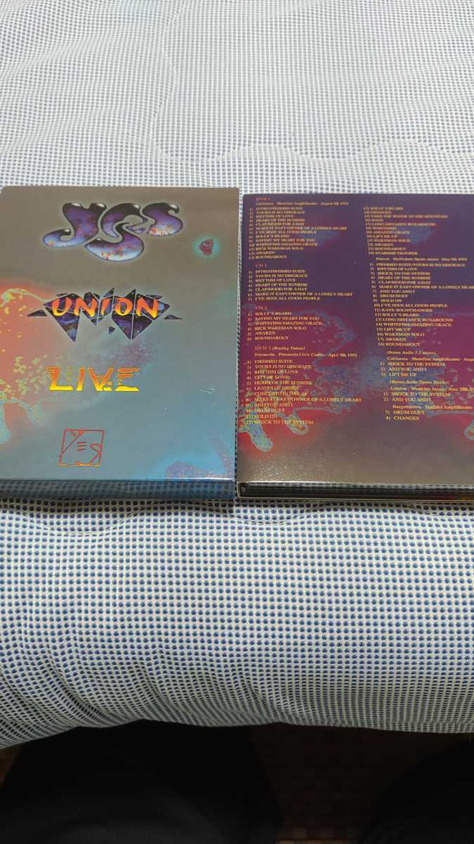 希少/2CD+2DVD YES-Union Live Limited Edition,bonus DVD inc-2 live video+3audio 5.1mixes+4stereo audio tracks,ステージパス(レプ)の画像7
