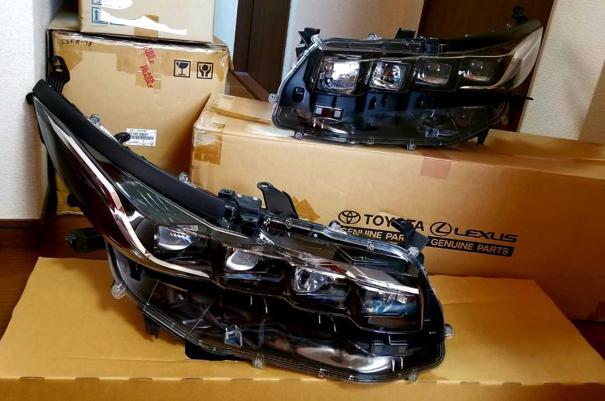 極美品!破損なし 50プリウスPHV GR SPORT LEDヘッドライト 4眼式 左右