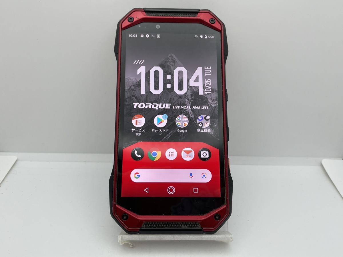 サポート】 KYOCERA(京セラ) TORQUE G04 64GB レッド KYV46 auロック