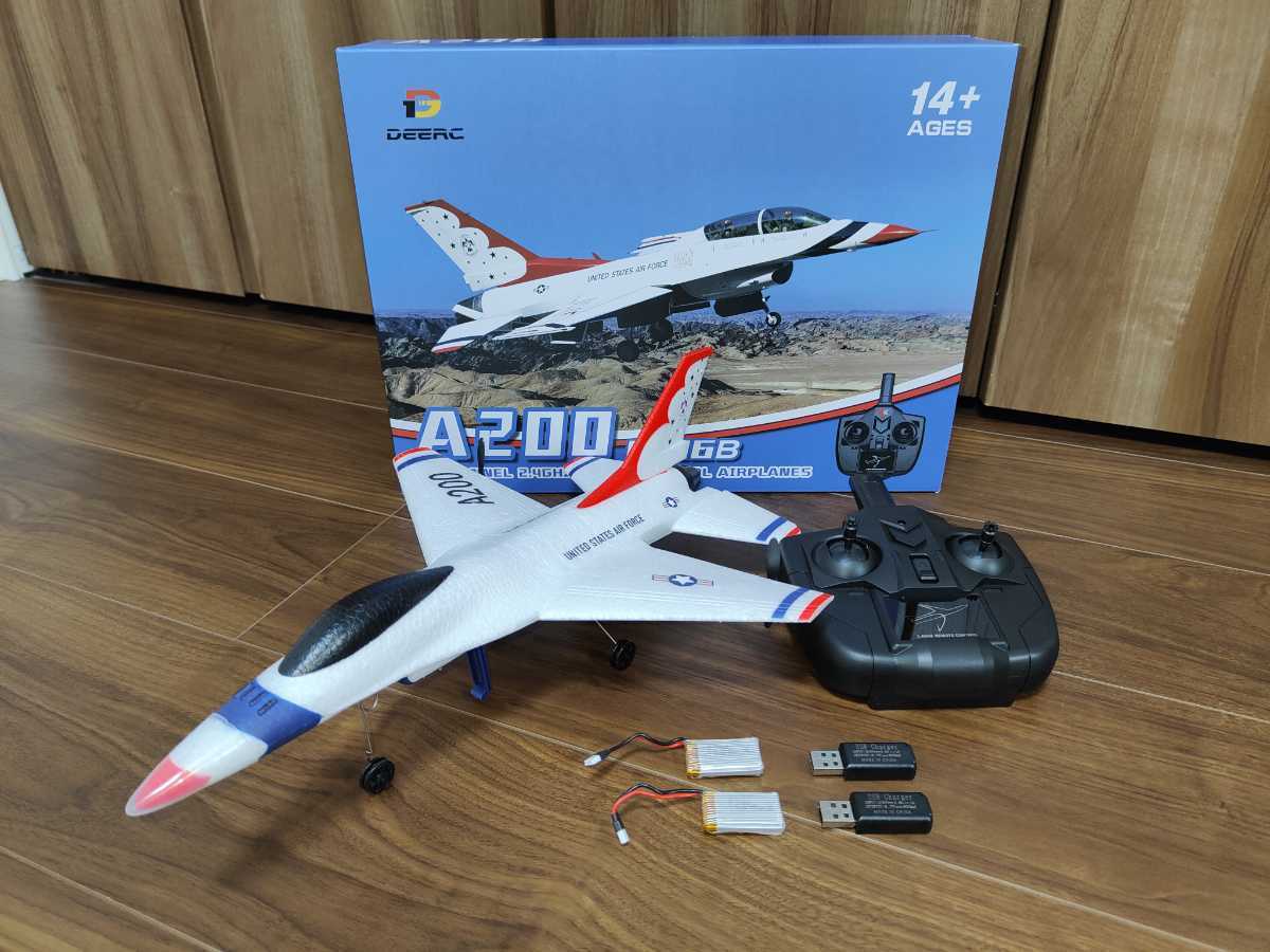 Yahoo!オークション - RC飛行機 DEERC A200 F16 簡単飛行 Yahoo!オークション - RC飛行機 DEERC A200 F16 簡単飛行