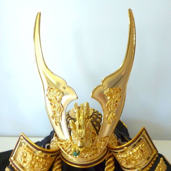 新品 最高級 平安盛光 御飾兜 名将兜 甲冑 純銅製鍬形 皇龍15号 新品 最高級 平安盛光 御飾兜 名将兜 甲冑 純銅製鍬形 皇龍15号