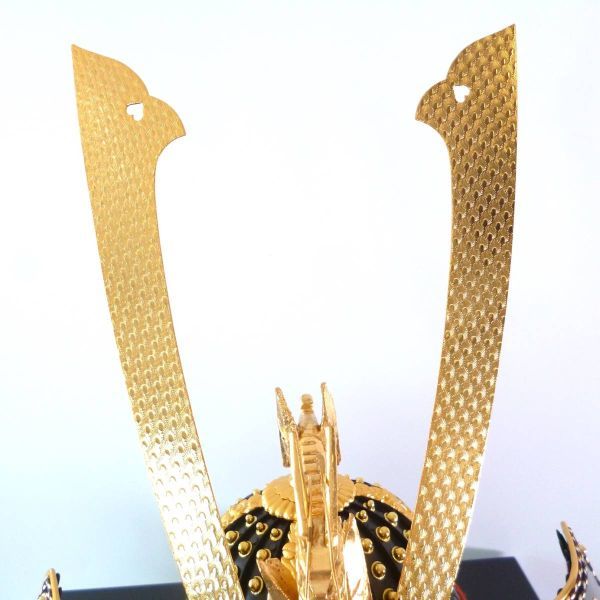 新品 武人作 赤錆威 兜飾り 甲冑 長鍬形 御兜 五月人形 吉祥18号 新品 武人作 赤錆威 兜飾り 甲冑 長鍬形 御兜 五月人形 吉祥18号