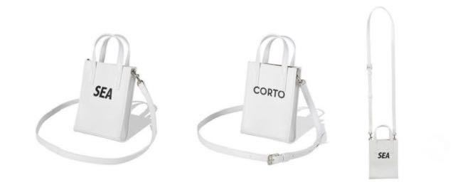 新品未使用】WIND AND SEA corto molted shopper tote bag mini white