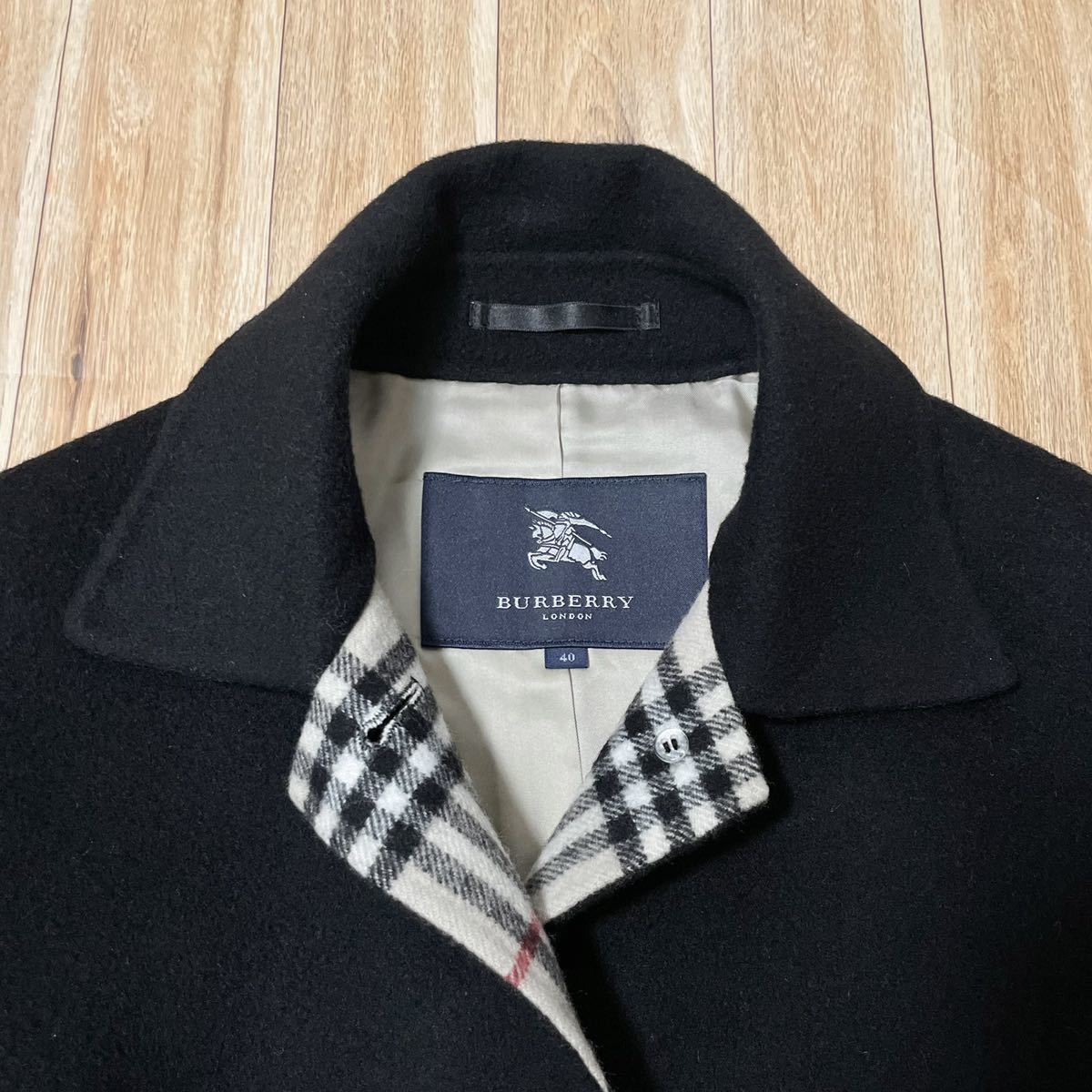 商品レビューを参考にお買い物♪ 美品 バーバリーロンドン カシミヤ ウール コート ノバチェック 黒 40サイズ レディース BURBERRY LONDON F7 商品レビューを参考にお買い物♪ 美品 バーバリーロンドン カシミヤ ウール コート ノバチェック 黒 40サイズ レディース BURBERRY LONDON F7