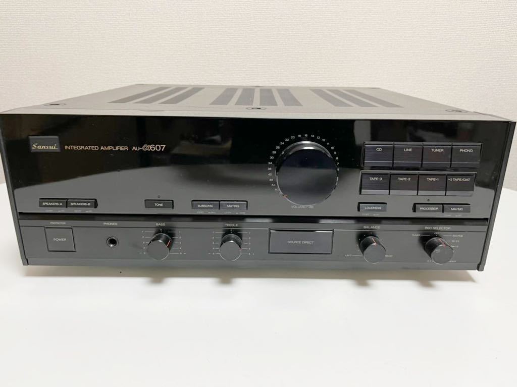 SANSUI AU-α607KX プリメインアンプ 音出し確認済み-