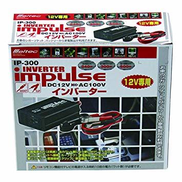 QEメルテック 車載用ZP-7Aインバーター コンセント DC12V コンセント1口(120W/240W) Meltec IP-300_画像2