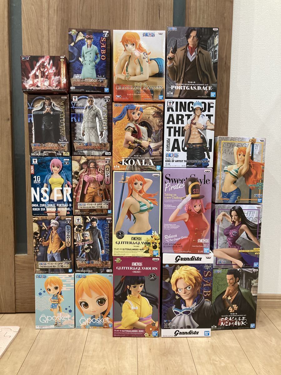 未開封品21体 ワンピース フィギュア ONE PIECE ハンコック エース