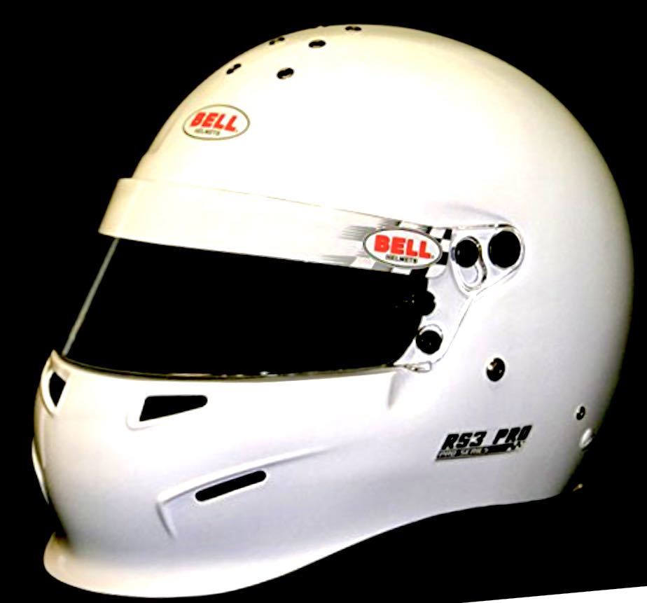Bell RS3 PROヘルメット ホワイト 素材Kevlar/Glass製 サイズ XLG (61-62) 26010006 RS3 PRO WHITE BELL RACING EUROPE FIA Standard