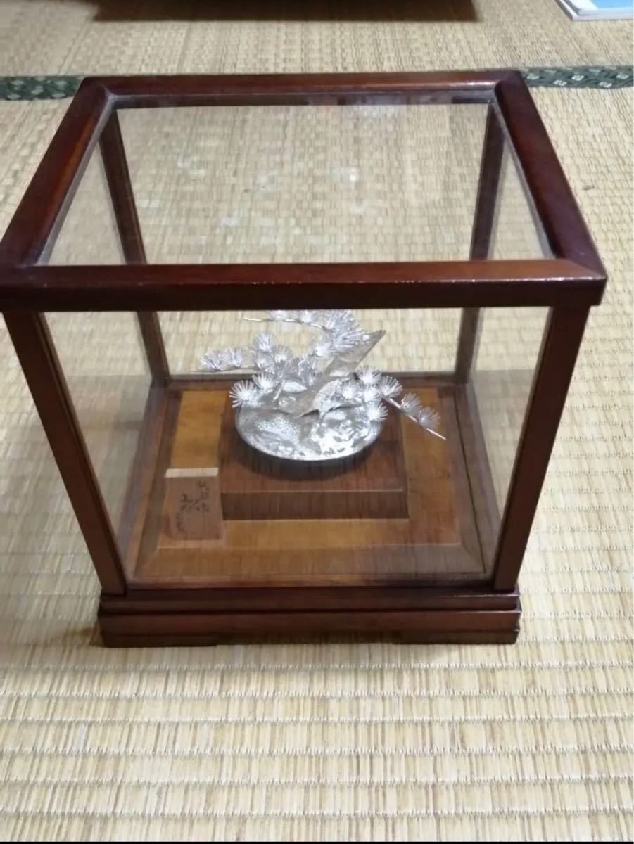 光則作 純銀製 松 置物 www.migotohonda.com.br