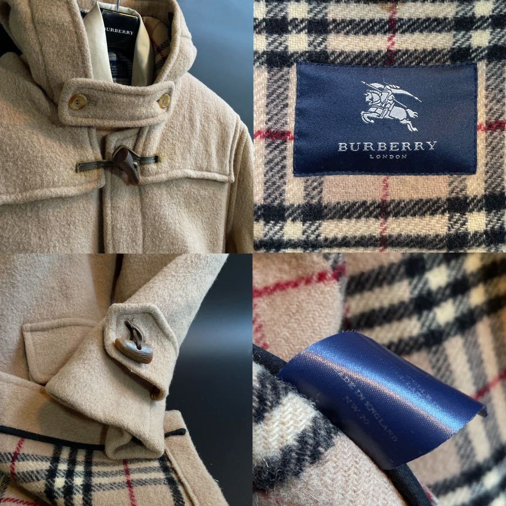 6321. BURBERRY LONDON ダッフルコート ノバチェック