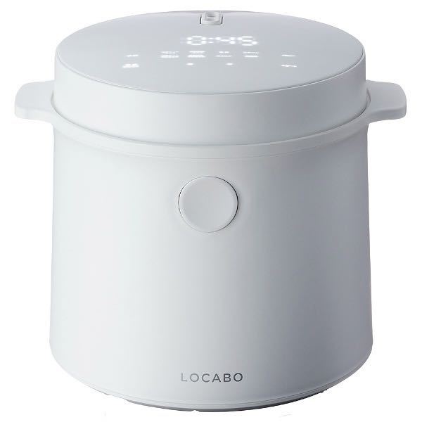 新品 LOCABO 糖質カット炊飯器（糖質カット炊きは2合まで /通常炊きは5合まで） LOCABO ホワイト JM-C20E-W [5合  /マイコン]
