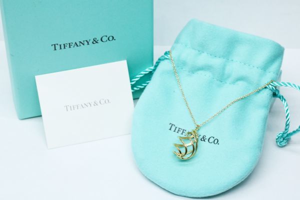 美品 ティファニー AU 750 K18 ルーチェ パロマピカソ ネックレス TIFFANY & CO._画像1