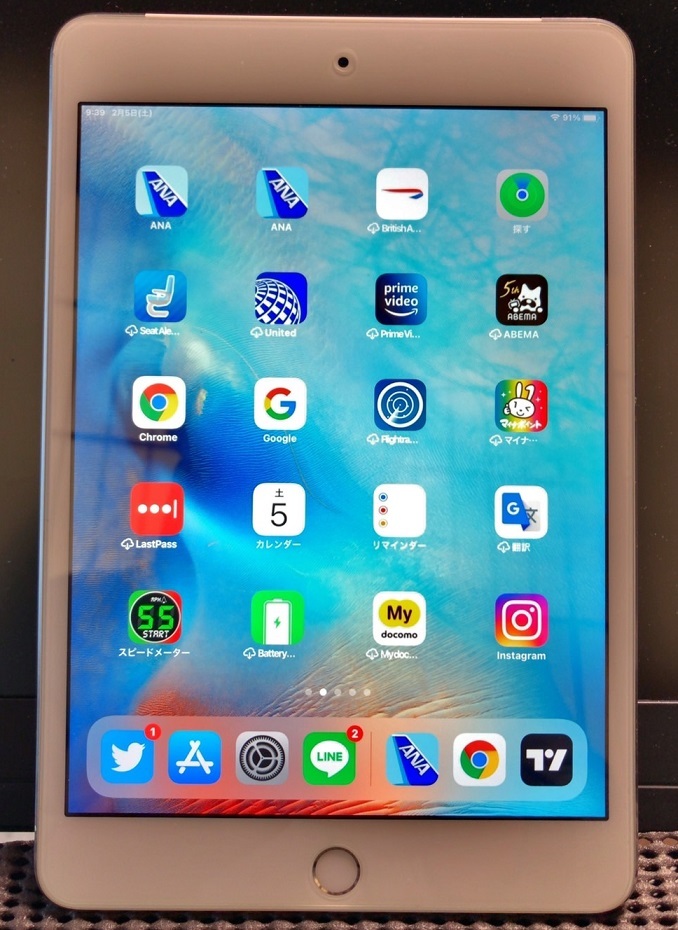 iPad mini 4（第4世代） CellularドコモSIMフリー