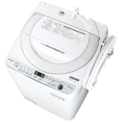 ☆シャープ ES-GE7E-W 全自動洗濯機 7kg☆新品・安心のメーカー保証
