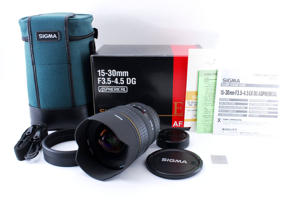 Sigma 15-30mm F3.5-4.5 EX DG PENTAX用 広角 カメラ レンズ(ズーム