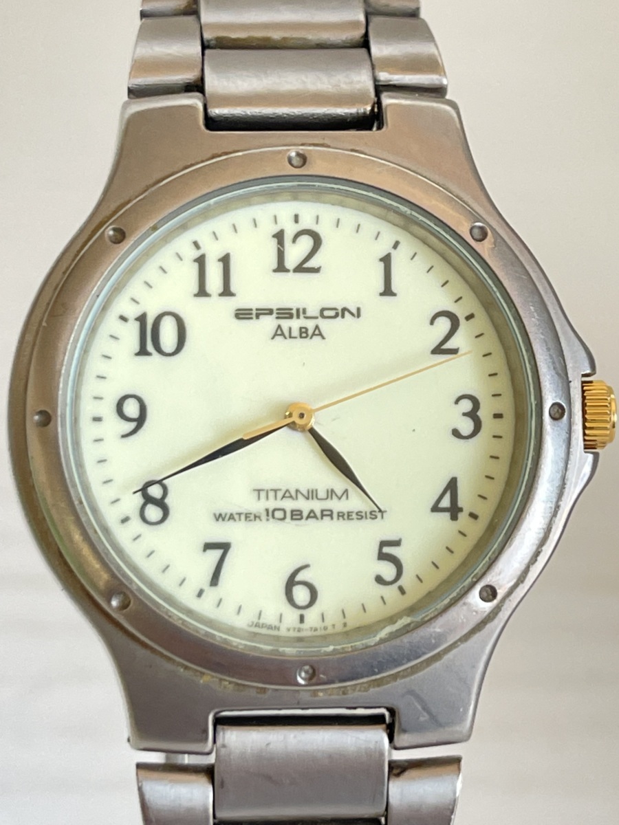 日本限定モデル】 SEIKO 腕時計 TITANIUM EPSILON ALBA - 腕時計 