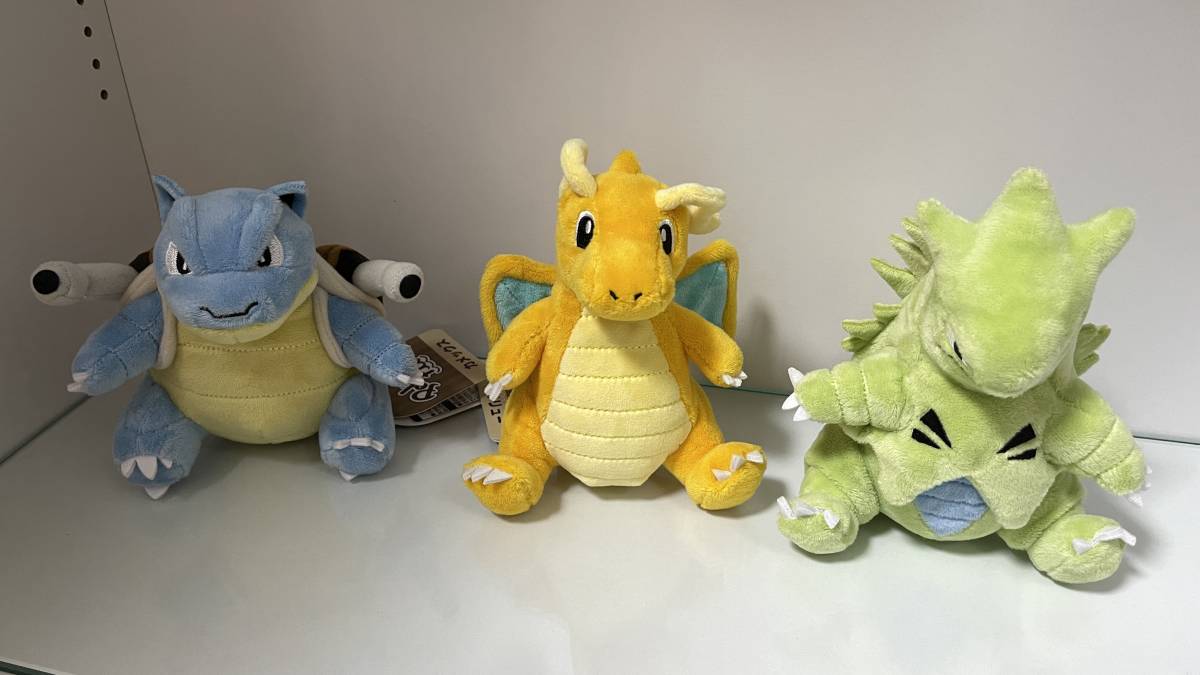 ポケモンセンター カメックス カイリュー バンギラス ぬいぐるみ ポケモンセンター カメックス カイリュー バンギラス ぬいぐるみ