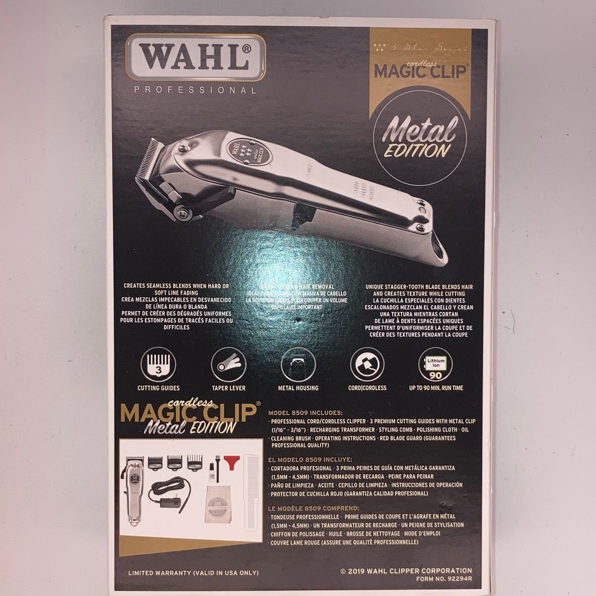 限定モデル WAHL Magicclip Metal・ウォール マジッククリップ メタル