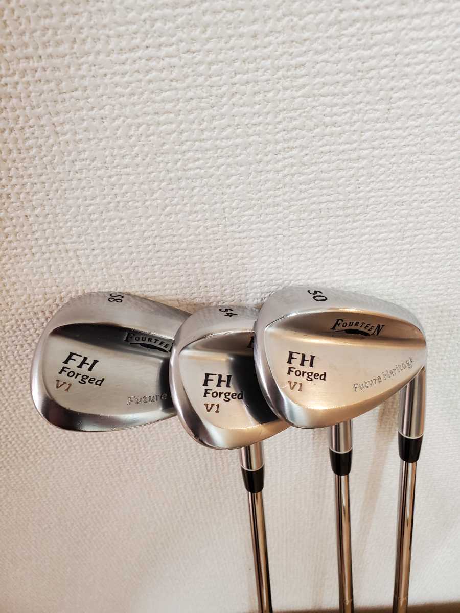 フォーティーン FH フォージド V1 ウェッジ(50、54、58)3本セット www