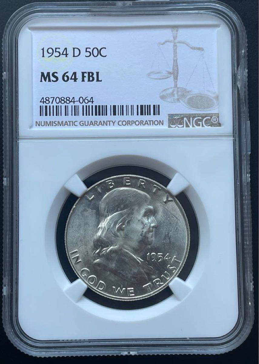 春新作の アンティークコイン コイン 金貨 銀貨 送料無料 1962 Franklin Silver Half Dollar graded MS 64 FBL by NGC tdh-latinoamerica.de