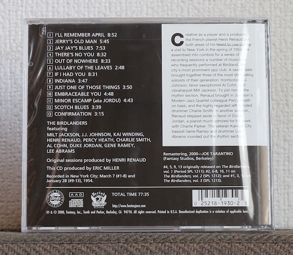 品薄CD/限定盤/JAZZ/ミルト・ジャクソン（MJQ）/J・J・ジョンソン/アル・コーン/Milt Jackson/J. J. Johnson/ヴィブラフォン/トロンボーン_画像2
