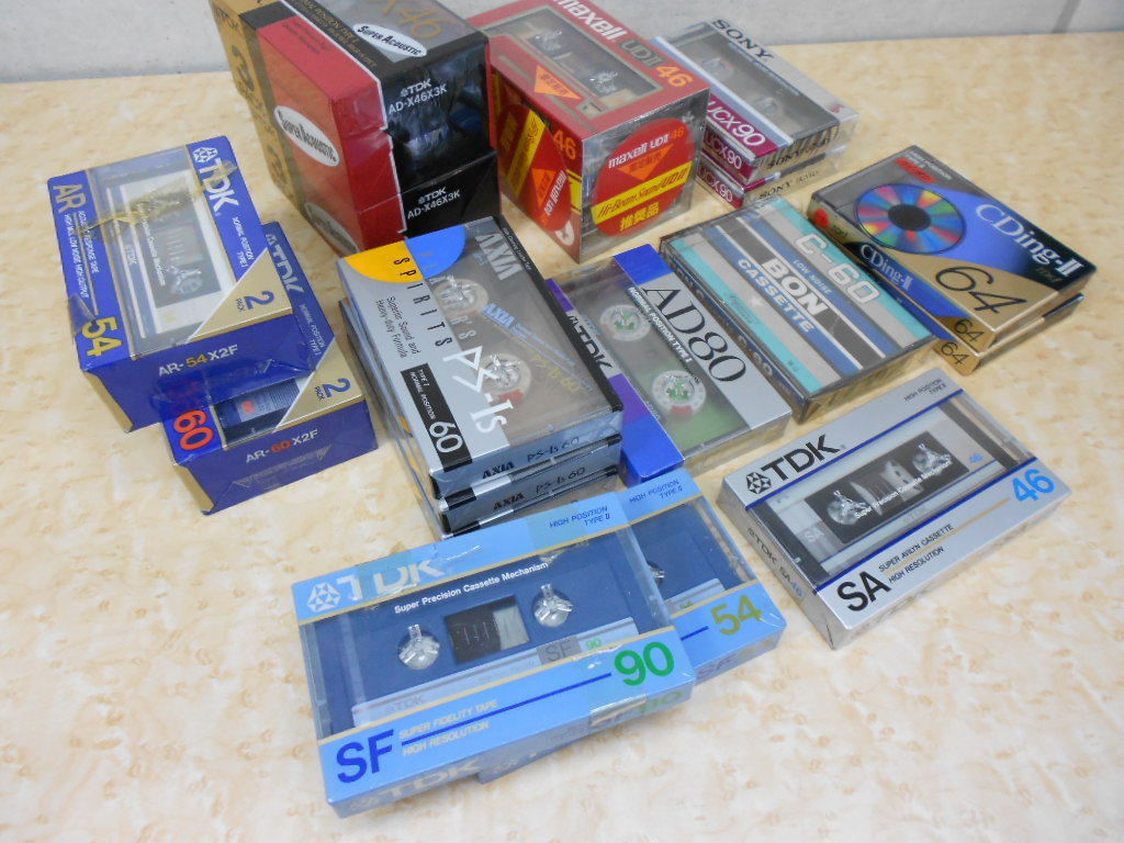 2217【 未開封 】カセットテープ TDK AD CDing AXIA PS-Is maxell SONY
