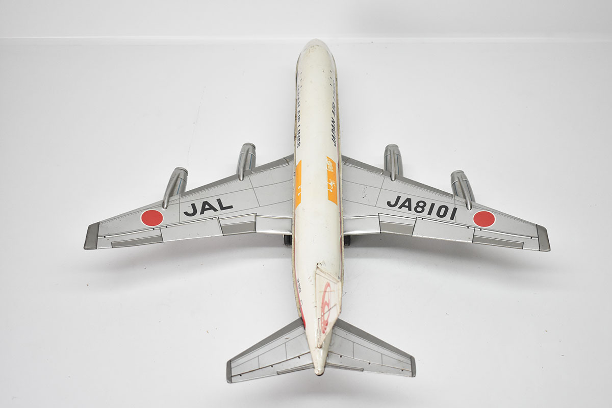 Yahoo!オークション - ATC JAL JA8101 ブリキ 飛行機 全長54cm Yahoo!オークション - ATC JAL JA8101 ブリキ 飛行機 全長54cm