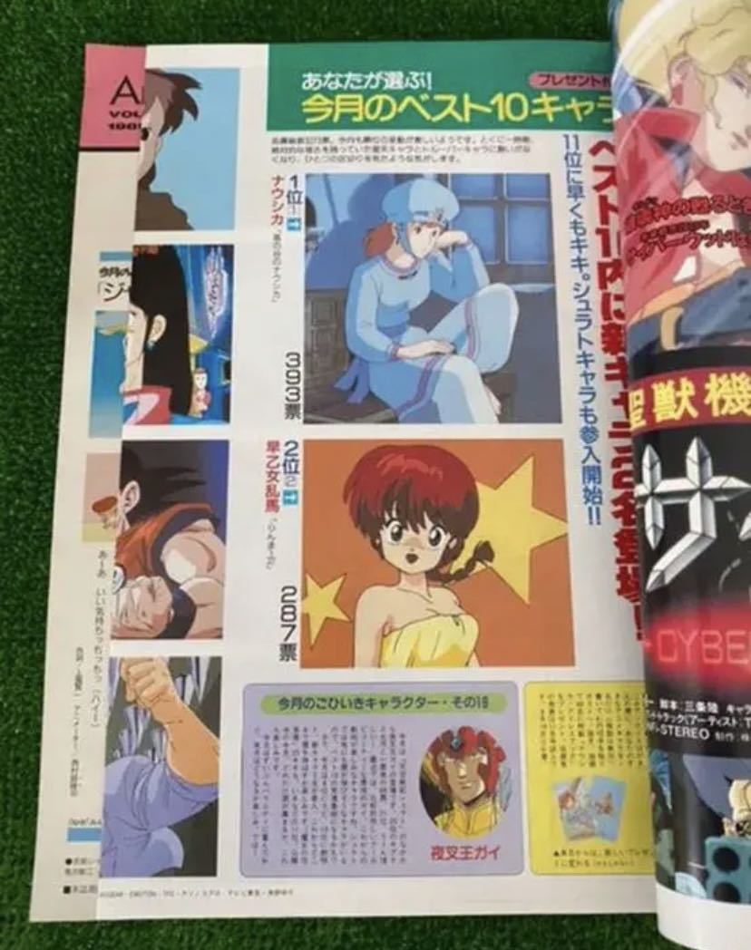 値下げしました= 【付録付き】激レア アニメージュ 1989年9月