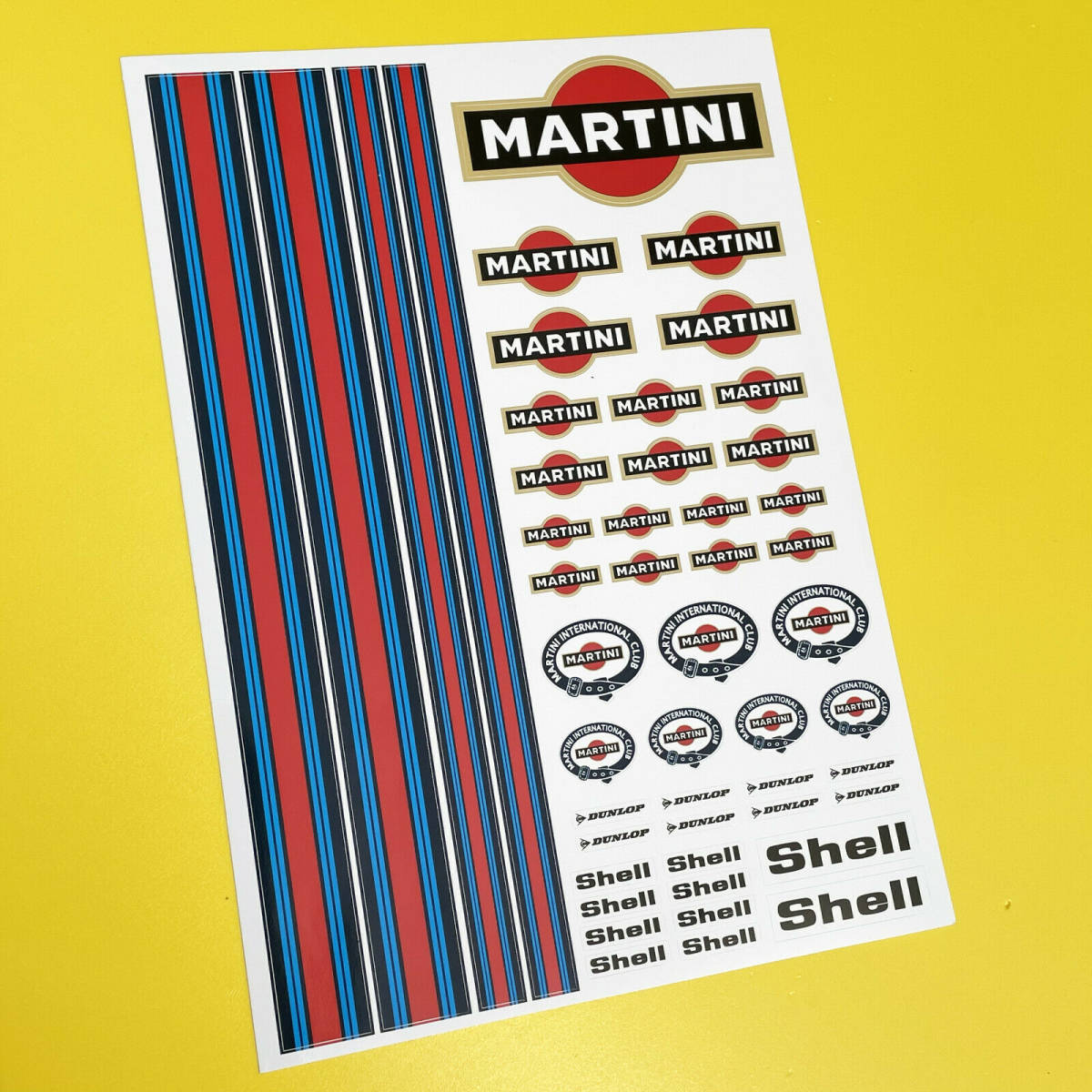 ★送料無料★RC Martini stickers decal マルティーニ カッティング ステッカー デカール セット_画像1