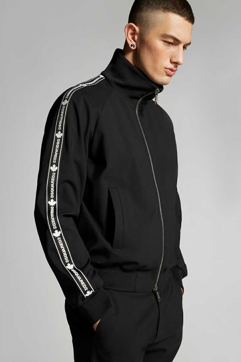 【新品】【定価15万】DSQUARED2 TAPE TRACK SUIT ディースクエアード テープ トラック ジャケット ジャージ 54 _画像1