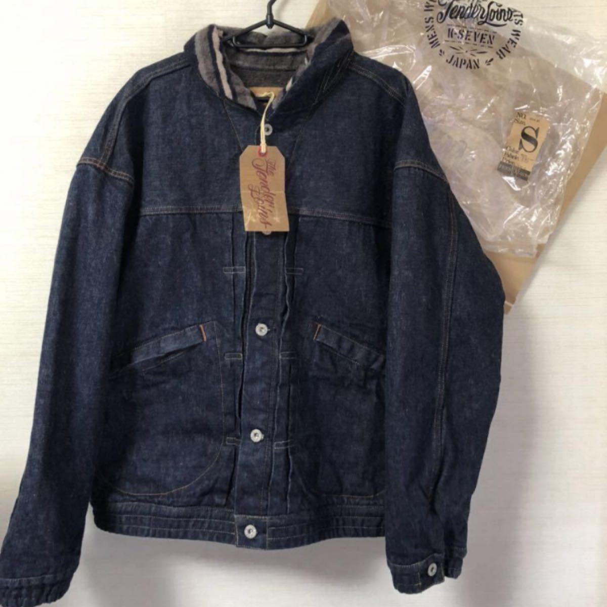 付属品完備 Sサイズ 19AW テンダーロイン デニムジャケット DENIM JKT WASH 高良健吾着 ブルー