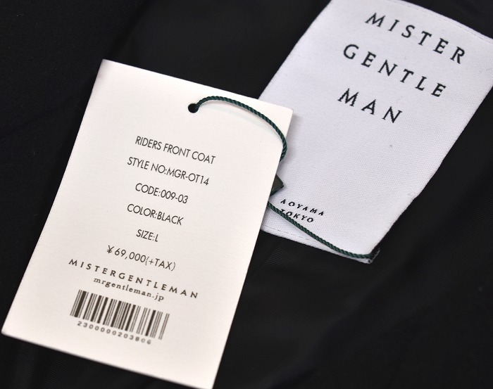 MISTERGENTLEMAN（ミスタージェントルマン）RIDERS FRONT COAT ライダースフロントコート ブルゾン ジャケット レイヤードMr.GENTLEMAN_画像8